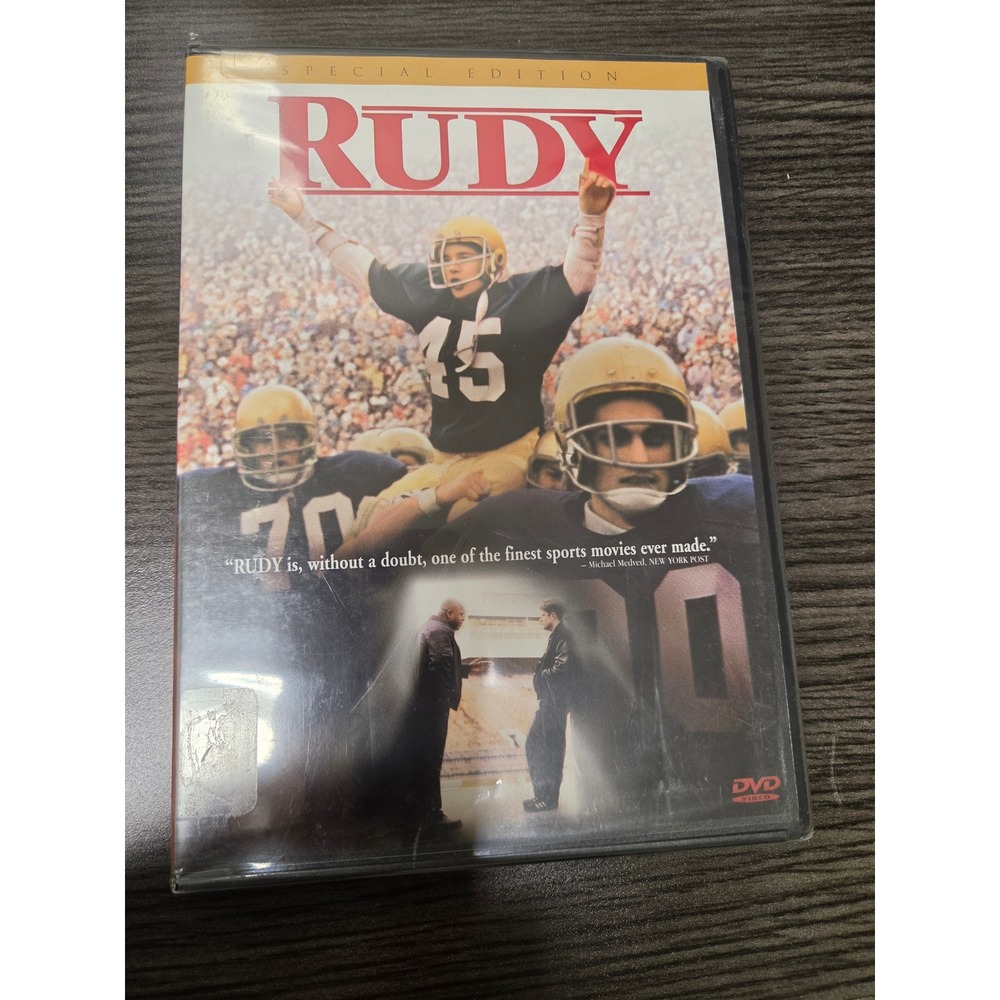 Rudy Special Edition DVD Sean Astin Notre Dame Football Widescreen New Sealed